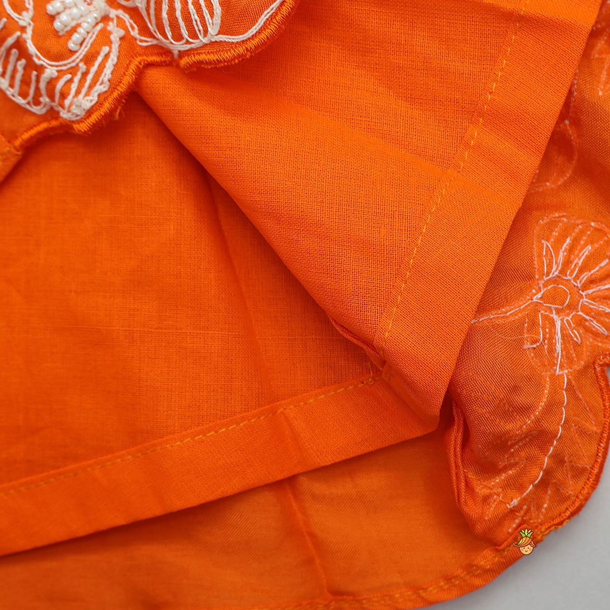 Floral Embroidered Kurti With Sharara And Dupatta