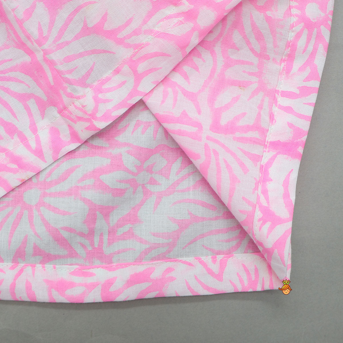 Hand Block Printed Tropical Shirt And Shorts