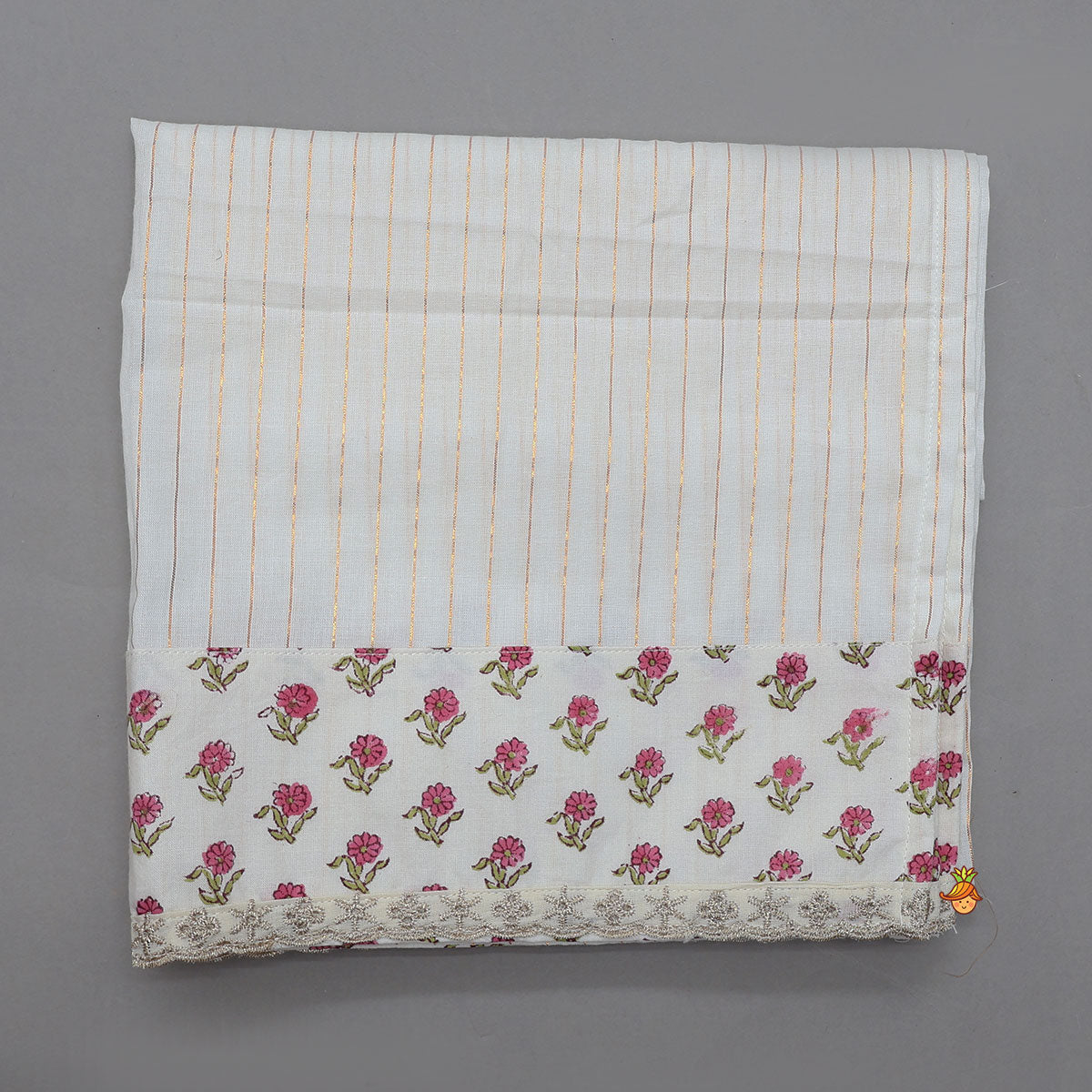 Floral Stylish Kurti And Insert Pocket Sharara With Matching Dupatta