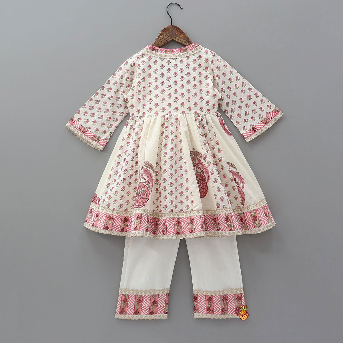Sweetheart Tassel Detailed Angarkha Kurti And Pant