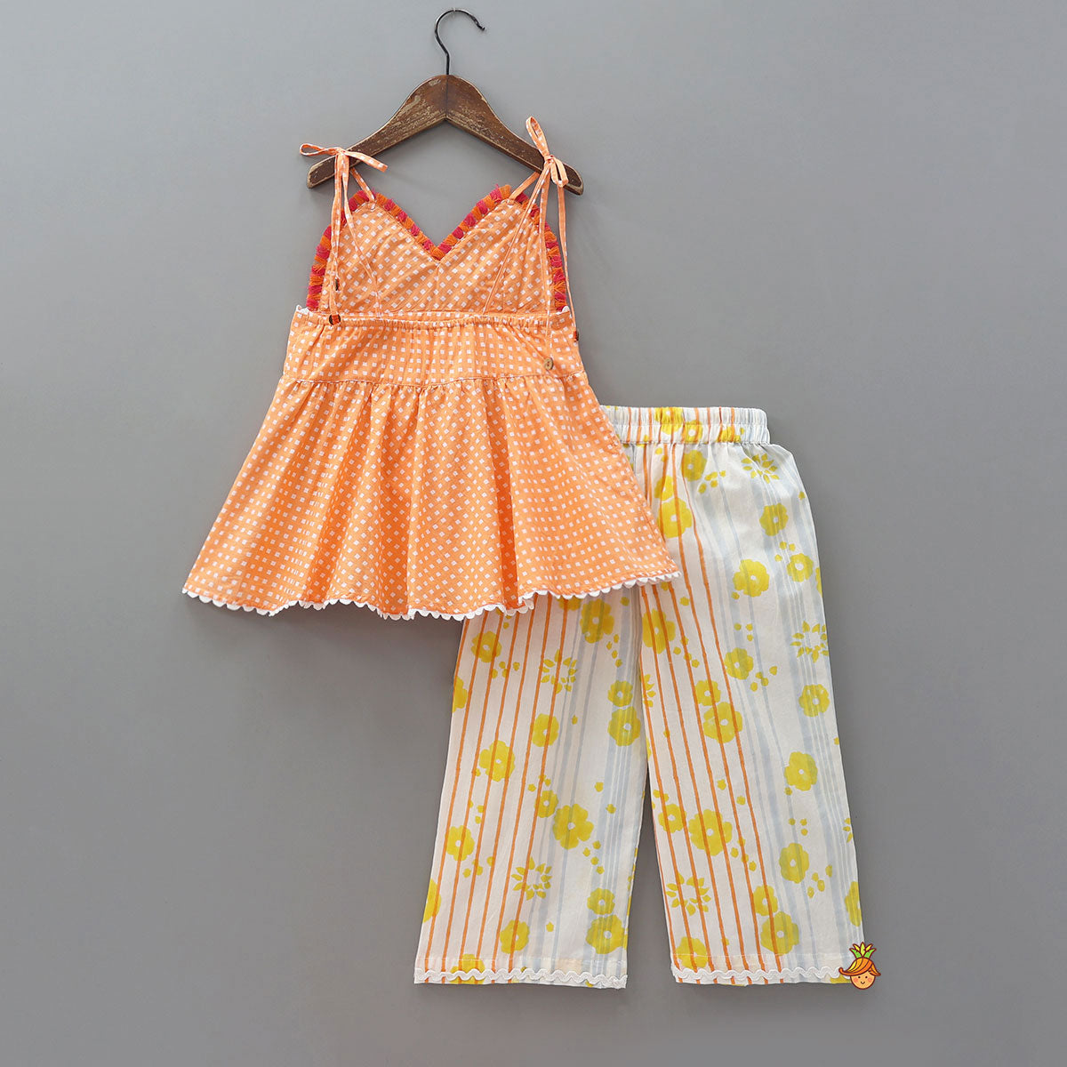 Hand Block Printed Cute Sleepwear With Tote, Scrunchie And Eye Mask