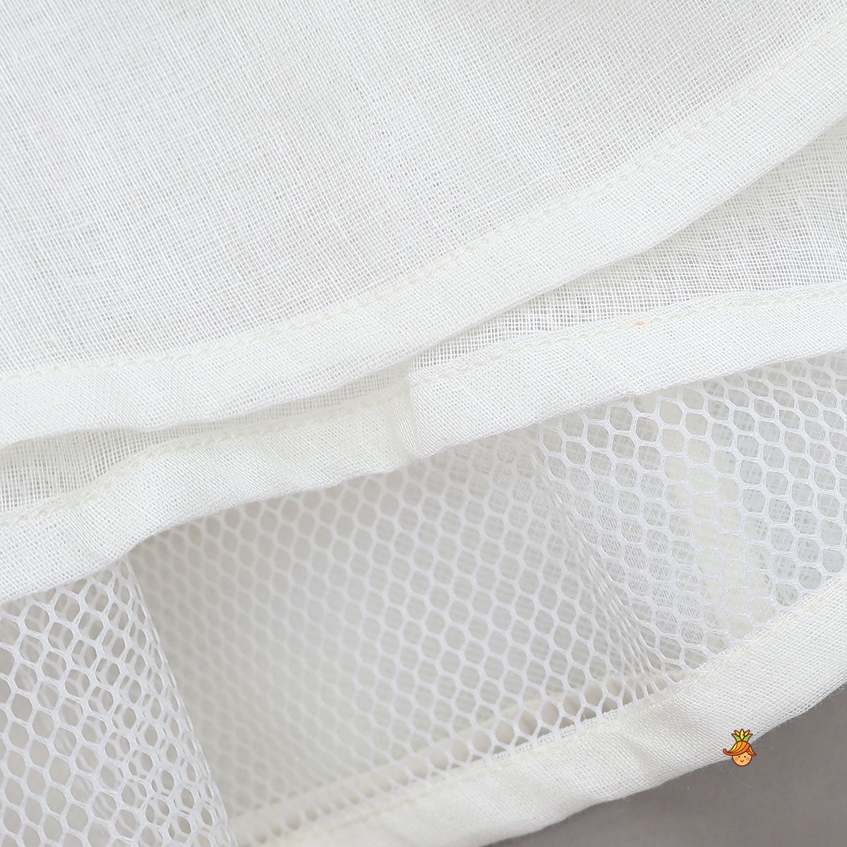 Intricately Embellished Flutter Sleeve Crop Top And Lehenga With Dupatta