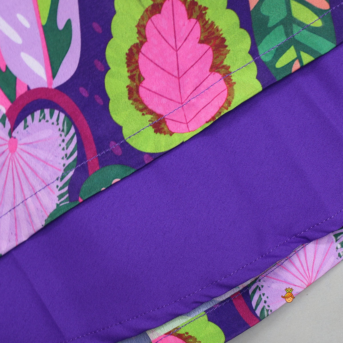 Digital Printed Hand Pleated Crop Top And Lehenga