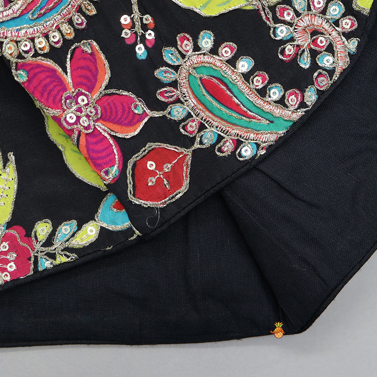 Elegant Top With Heavy Embroidered Jacket And Lehenga With Contrasting Dupatta