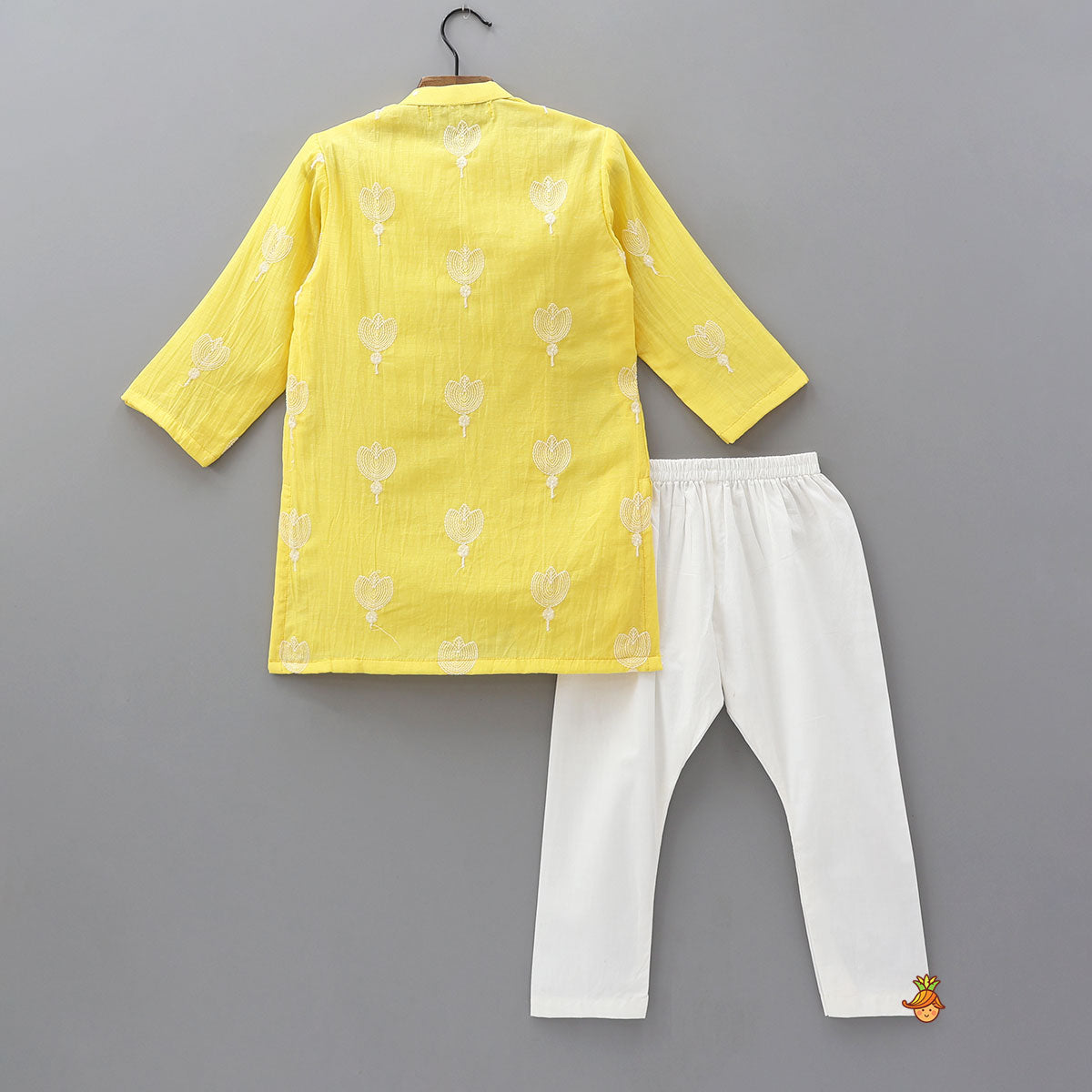 Asymmetric Ethnic Kurta And Pyjama