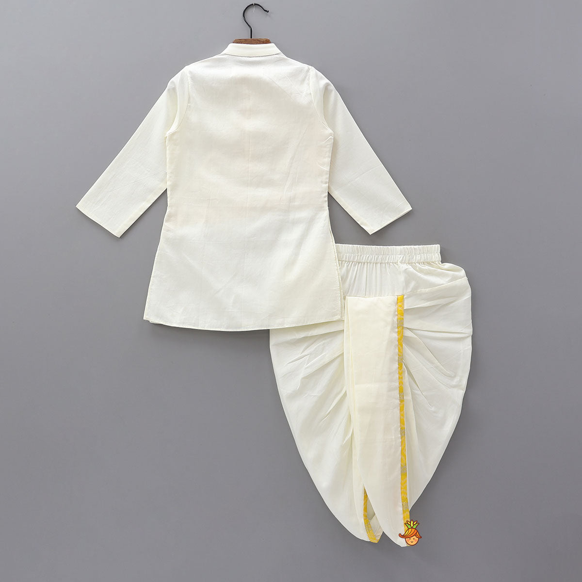 Patch Work Kurta And Dhoti