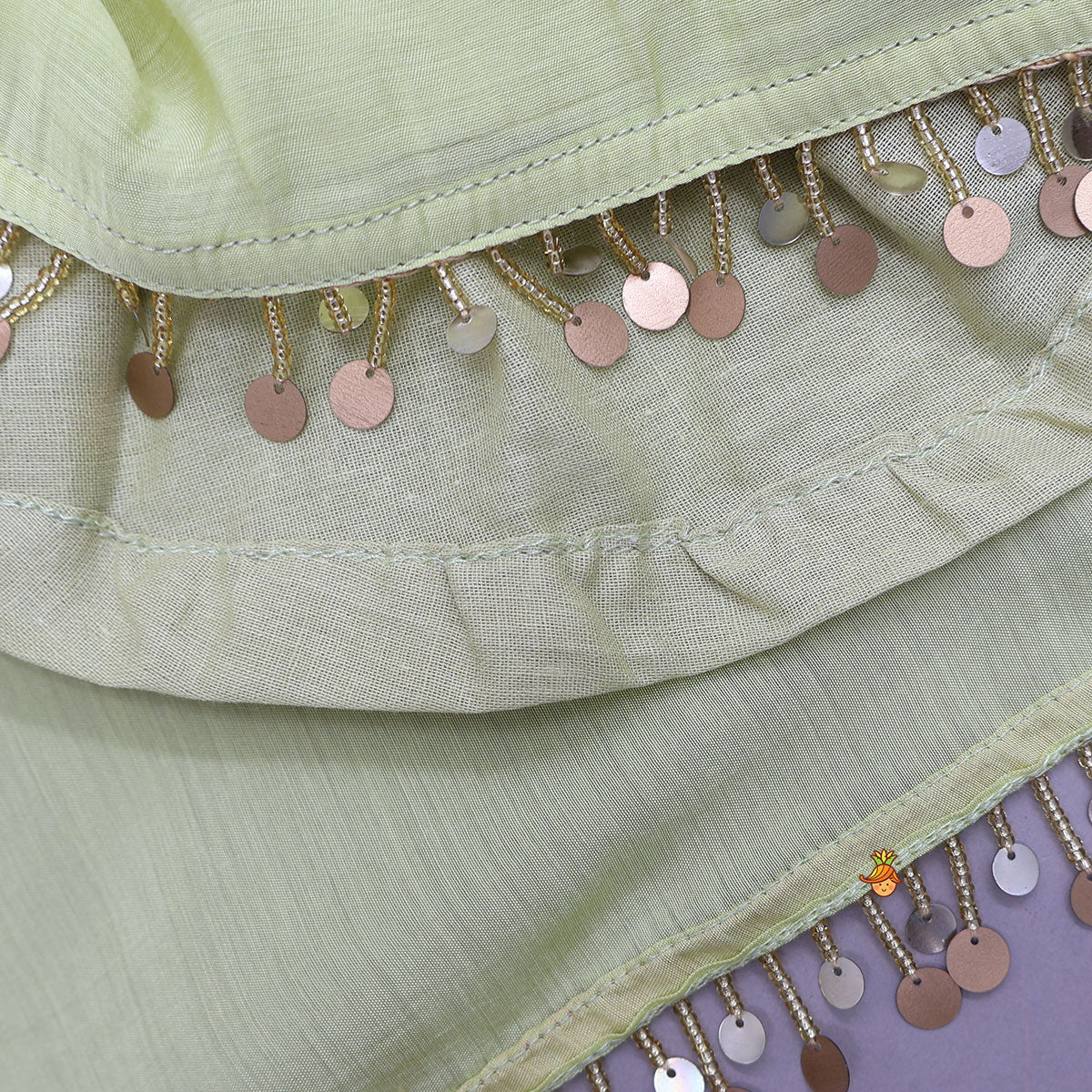 Elegant Embroidered Kaftan Style Kurti With Flared Palazzo