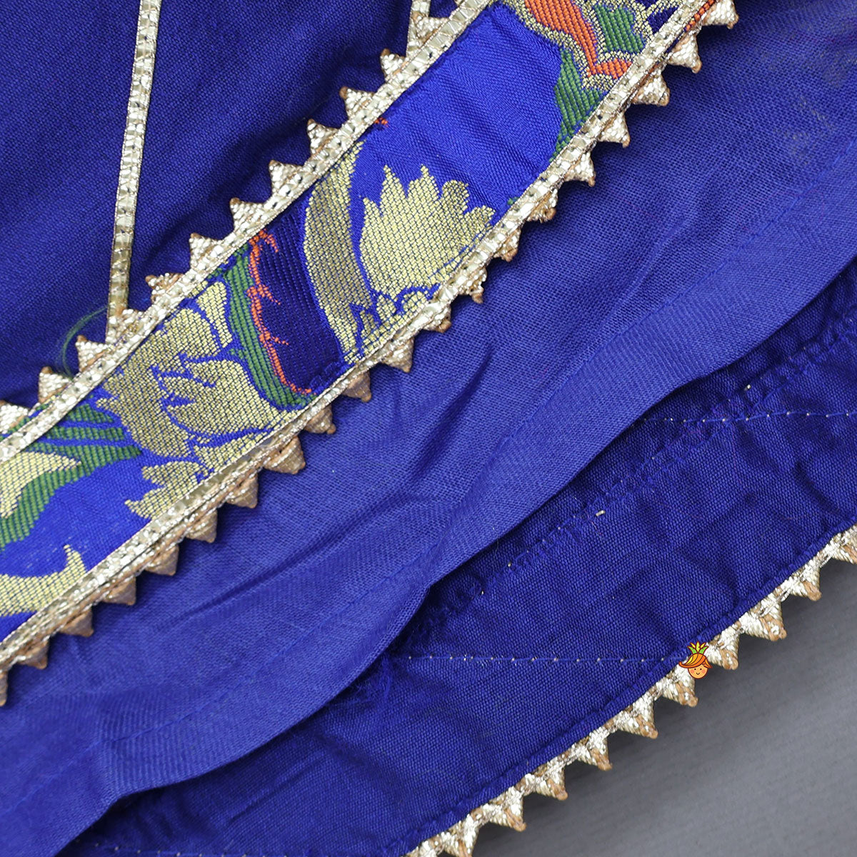 Gorgeous Brocade Crop Top And Lehenga With Matching Dupatta