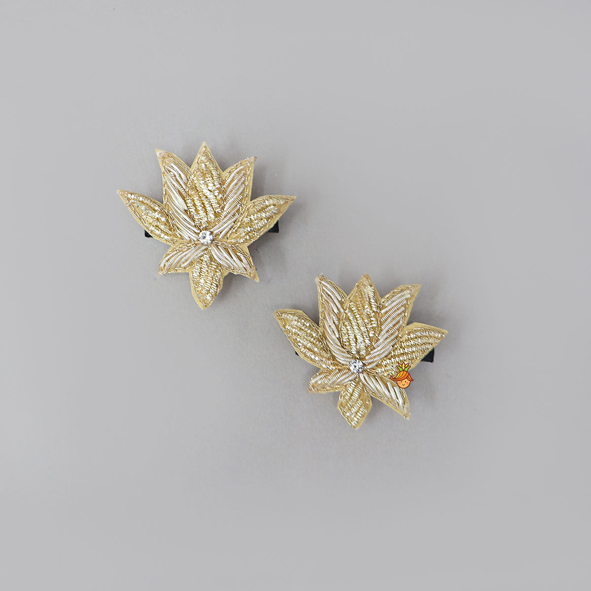Zardozi Work Hair Clips - Set Of 2