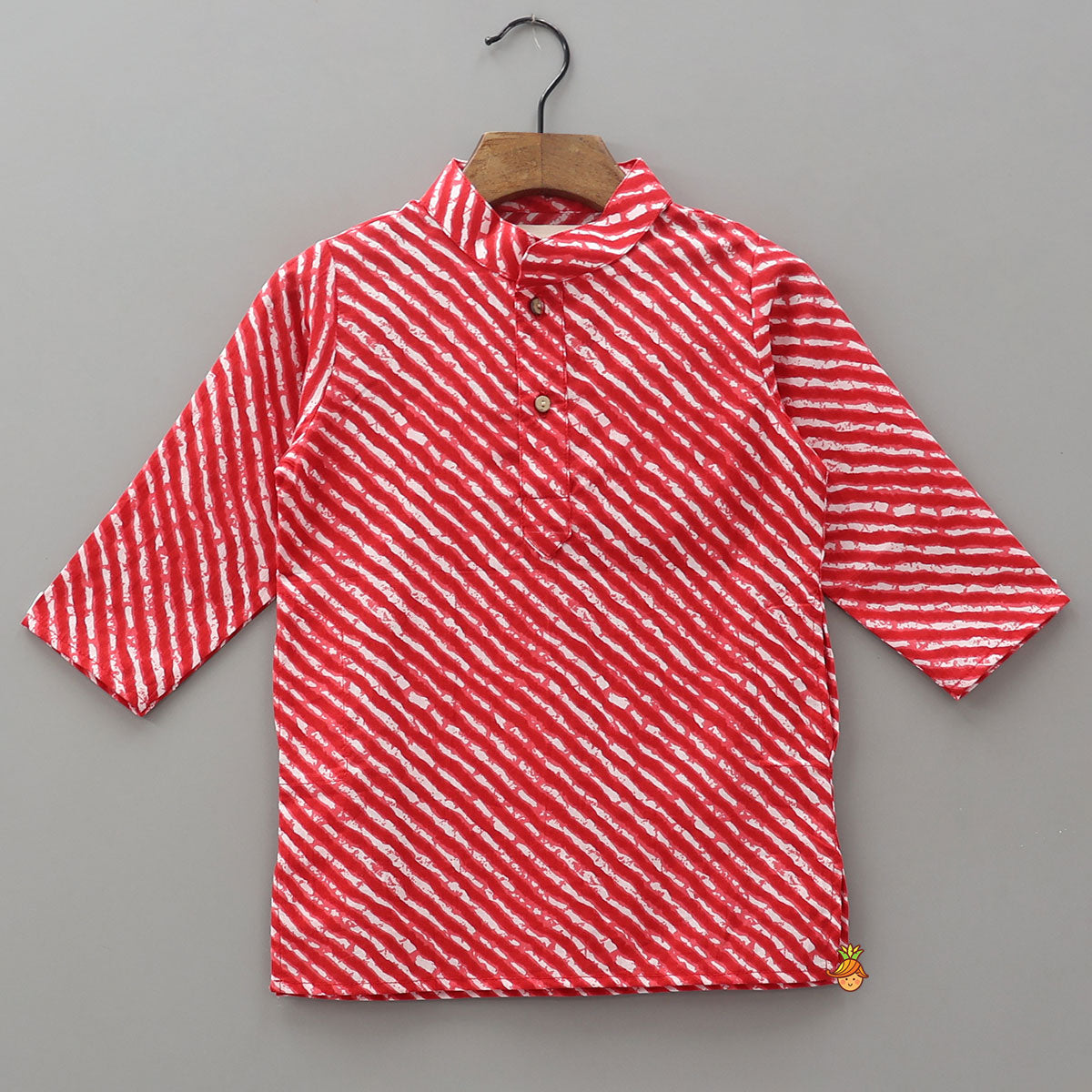 Leheriya Printed Kurta With Pyjama