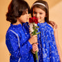 Booti Thread Embroidered Kurta And Pyjama twinning model image 4