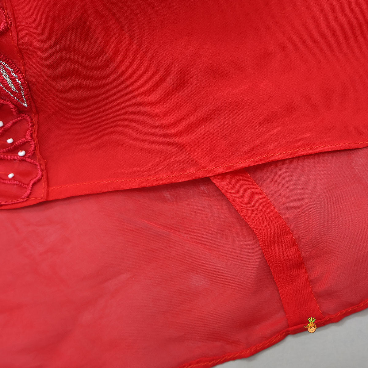 Classy Pleated Crop Top And Lehenga With Cape