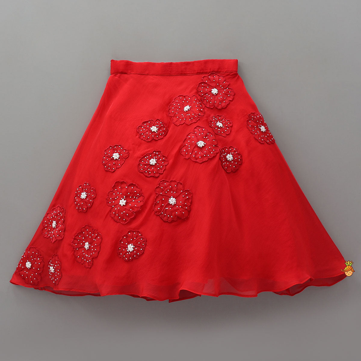 Classy Pleated Crop Top And Lehenga With Cape