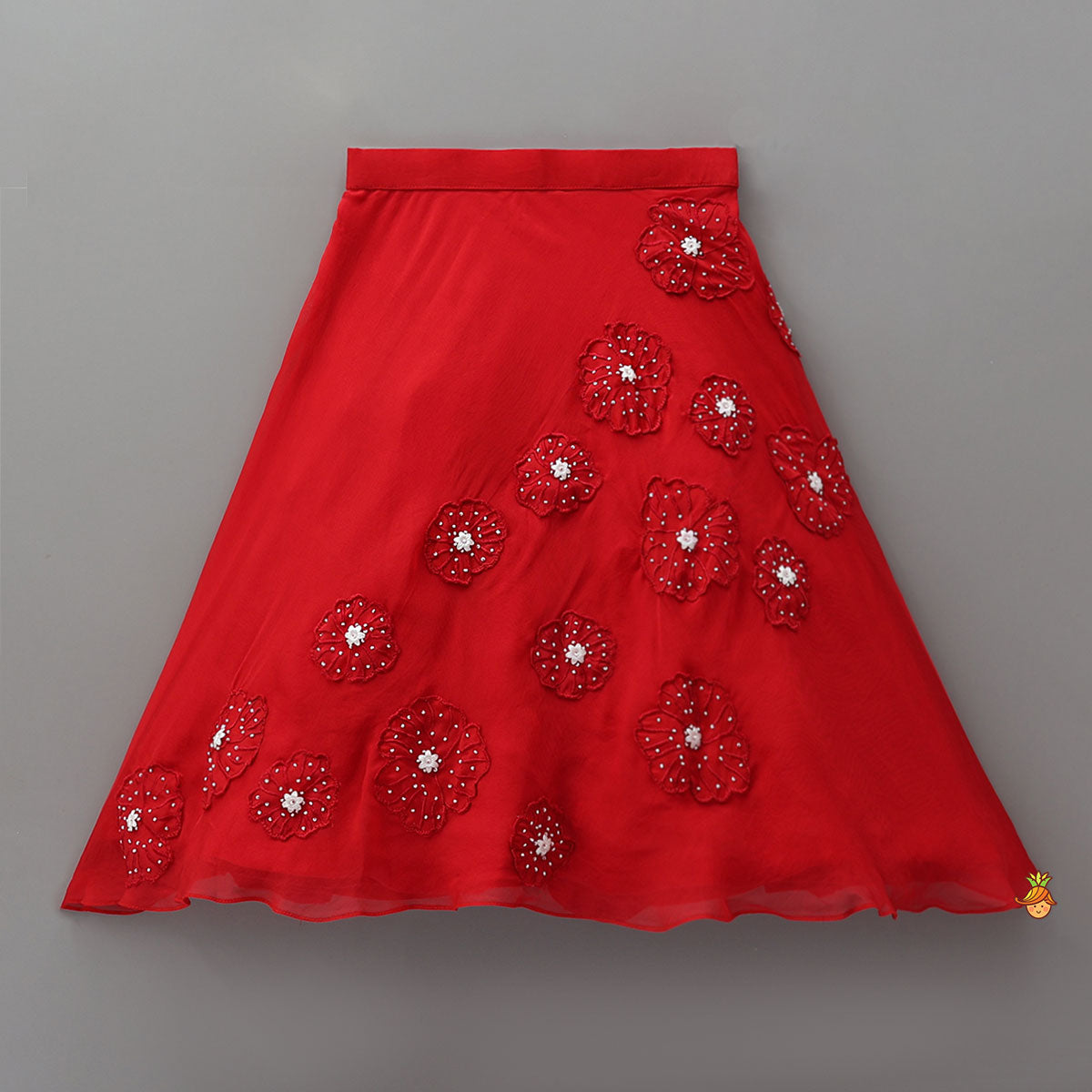 Classy Pleated Crop Top And Lehenga With Cape