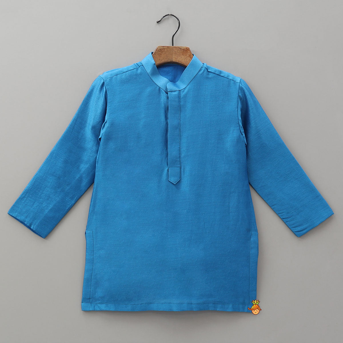 Ethnic Kurta With Floral Printed Jacket And Pyjama