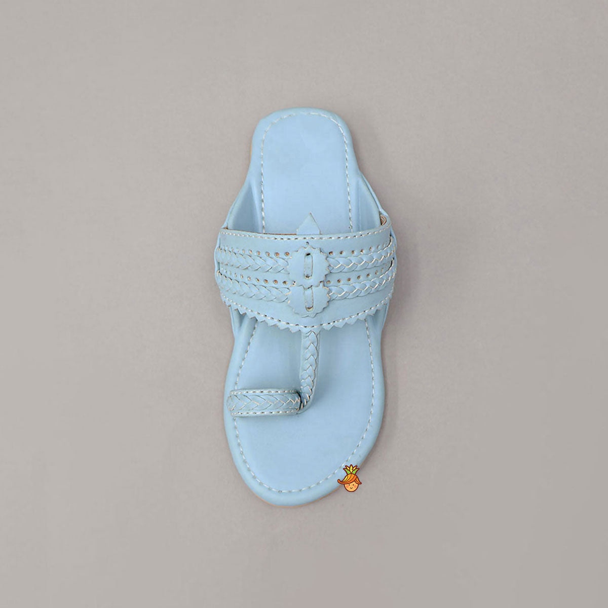 Braided Toe-Ring Kolhapuri Flats