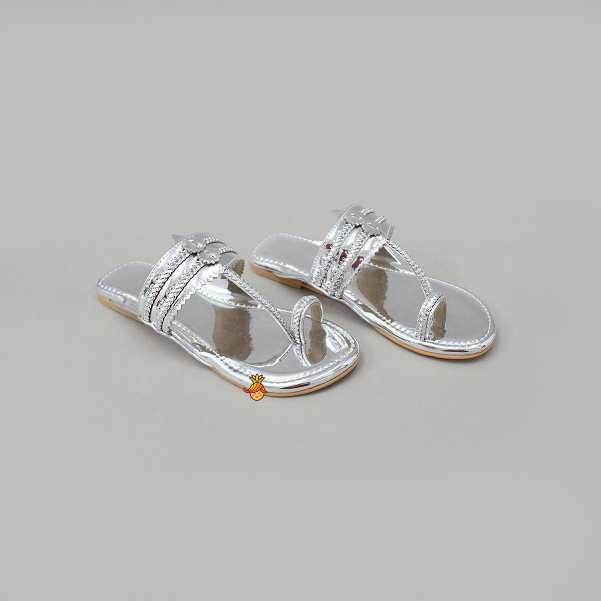 Braided Kolhapuri Ethnic Flats
