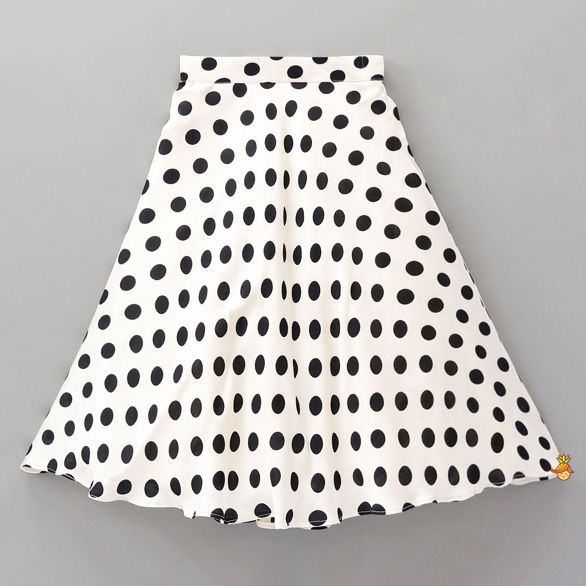 Polka Dot Print Halter Neck Crop Top And Lehenga