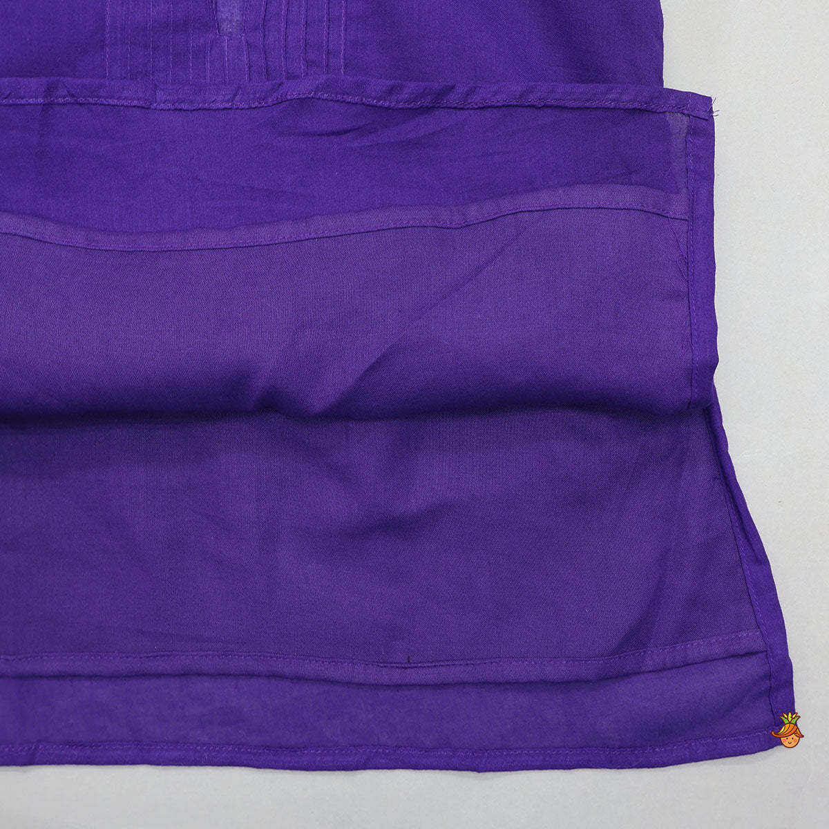 Purple Kurta With Beautiful Embroidered Jacket And Pyjama