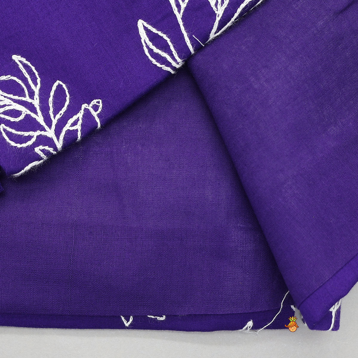 Purple Kurta With Beautiful Embroidered Jacket And Pyjama