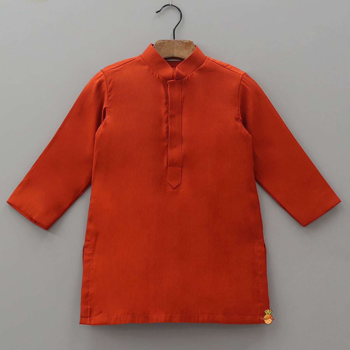 Ethnic Kurta With Front-Open Jacket And Churidar