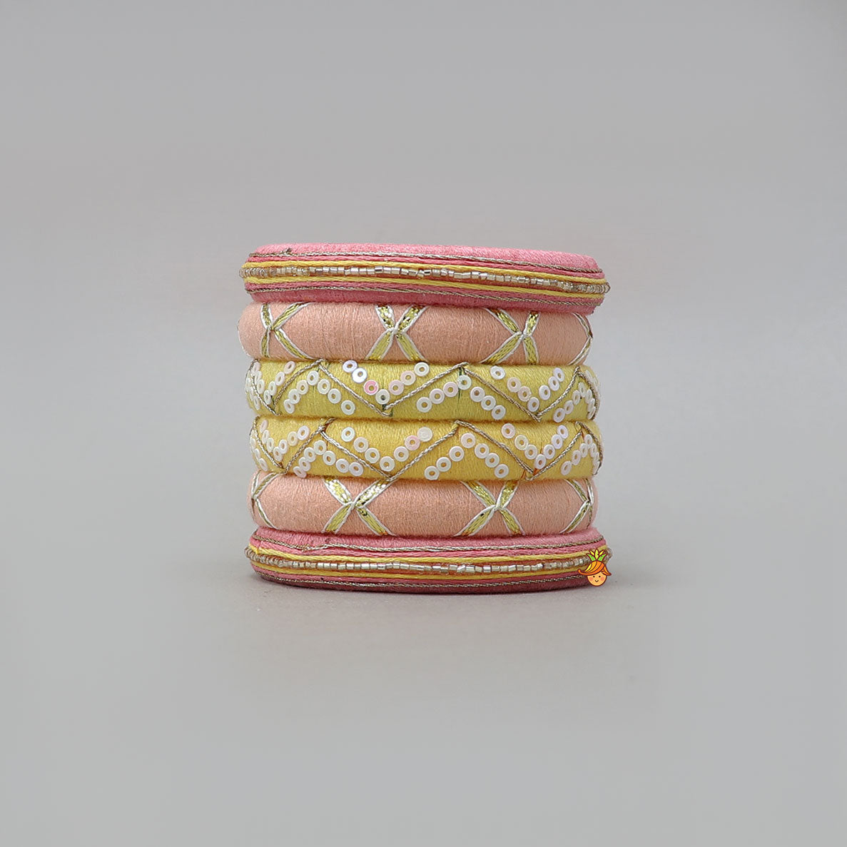Handmade Sequin Detailed Thread Bangles