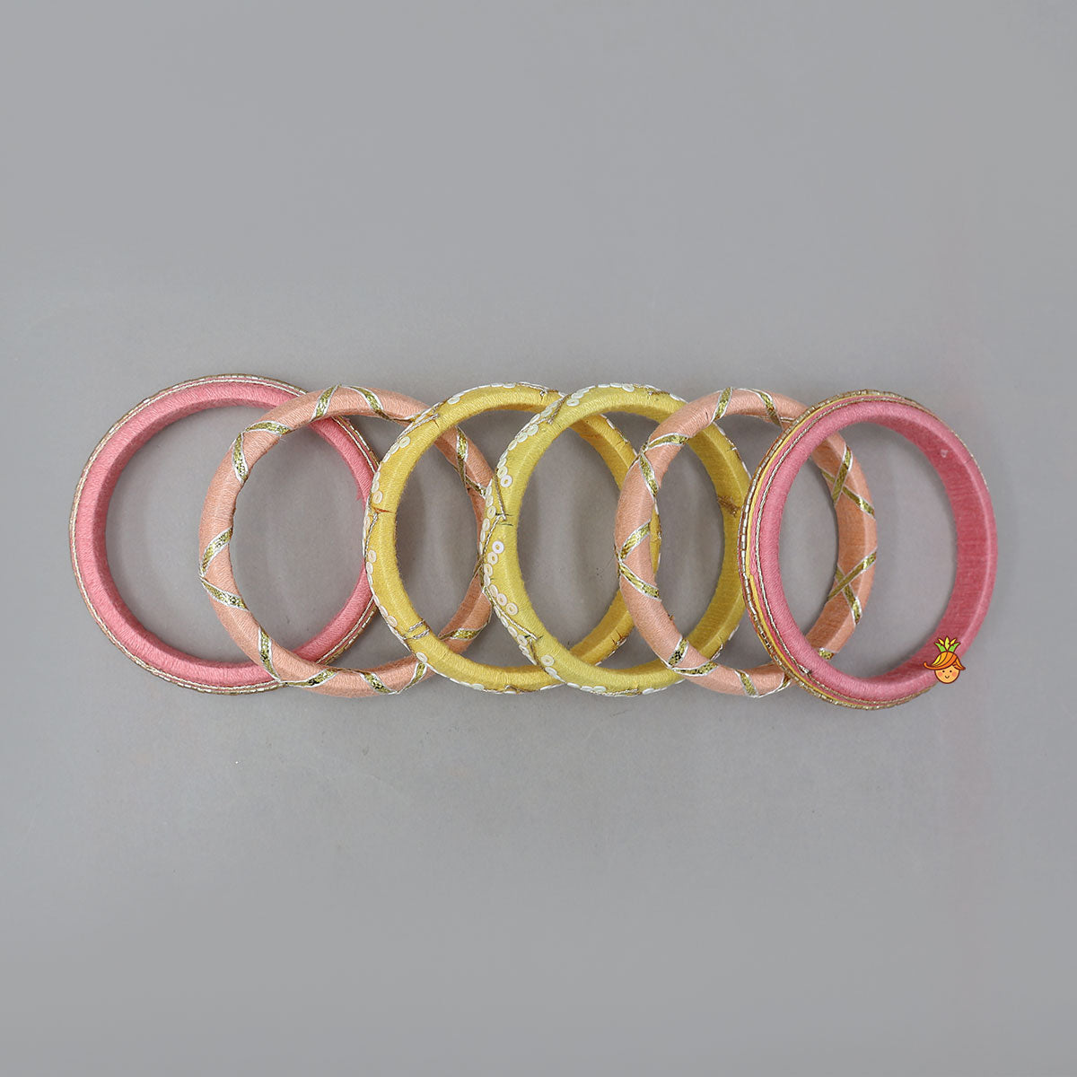 Handmade Sequin Detailed Thread Bangles