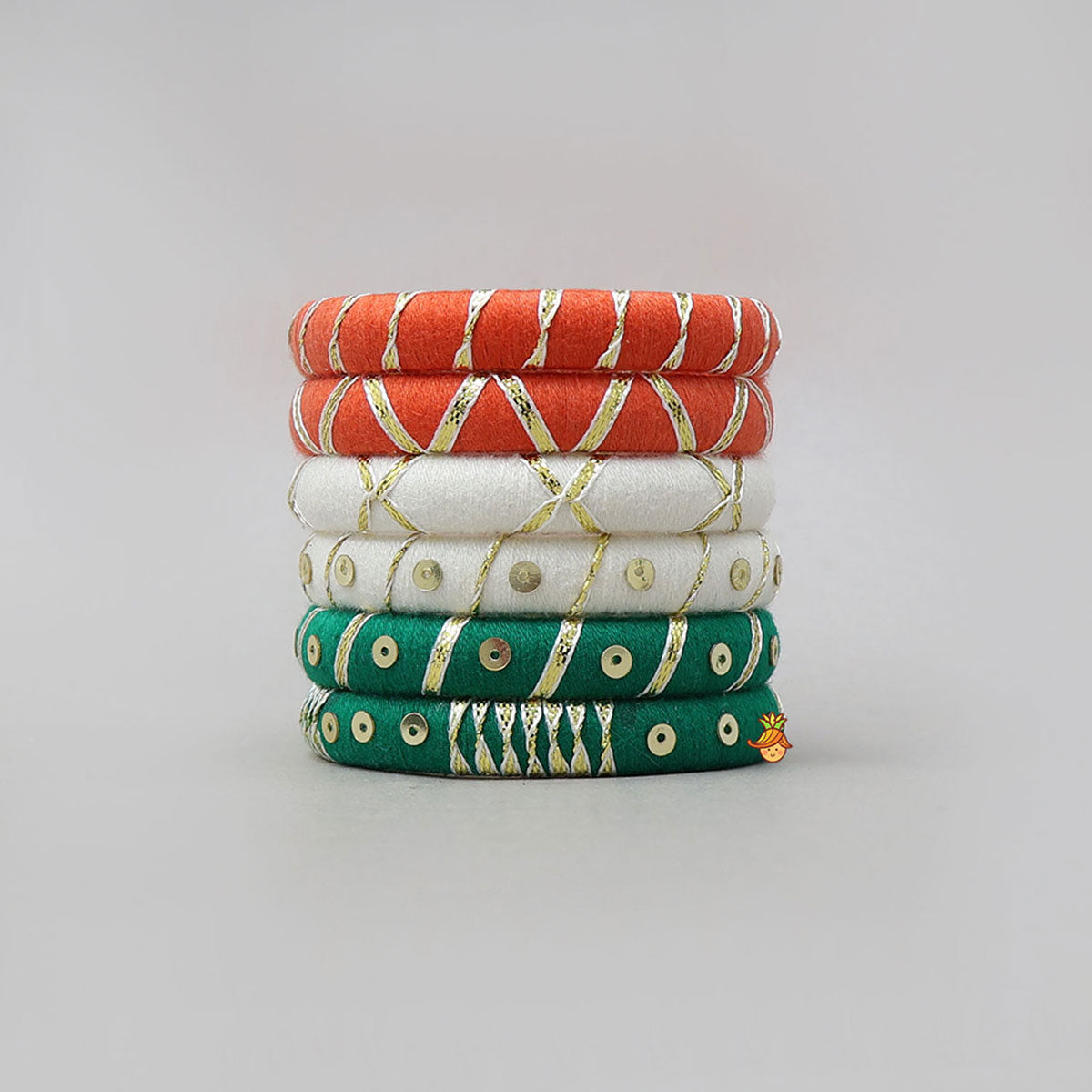 Tiranga-Inspired Handmade Bangles