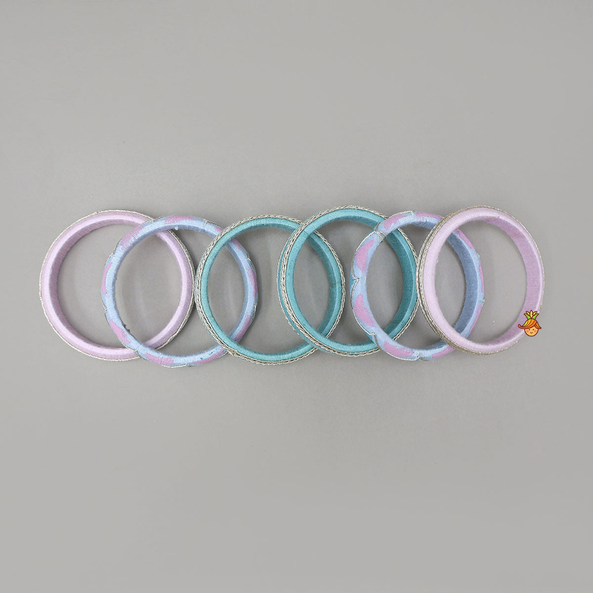 Handmade Geometric Pattern Thread Bangles