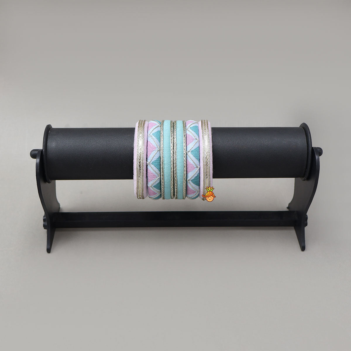 Handmade Geometric Pattern Thread Bangles