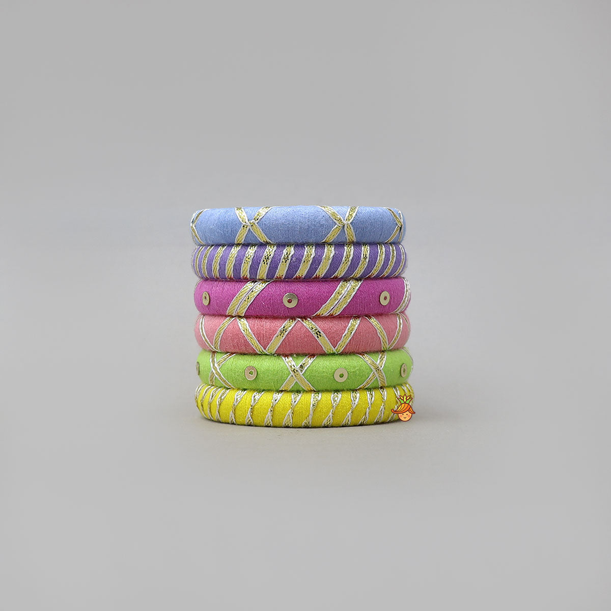 Handmade Multicolour Thread Bangles