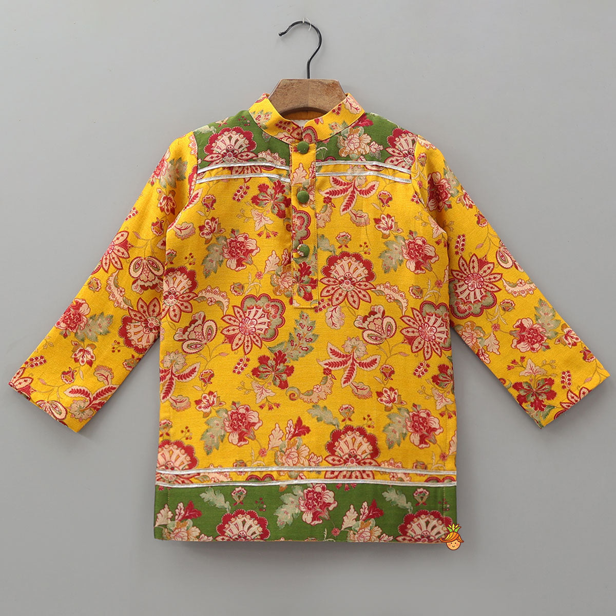 All Over Floral Printed Kurta With Pyjama