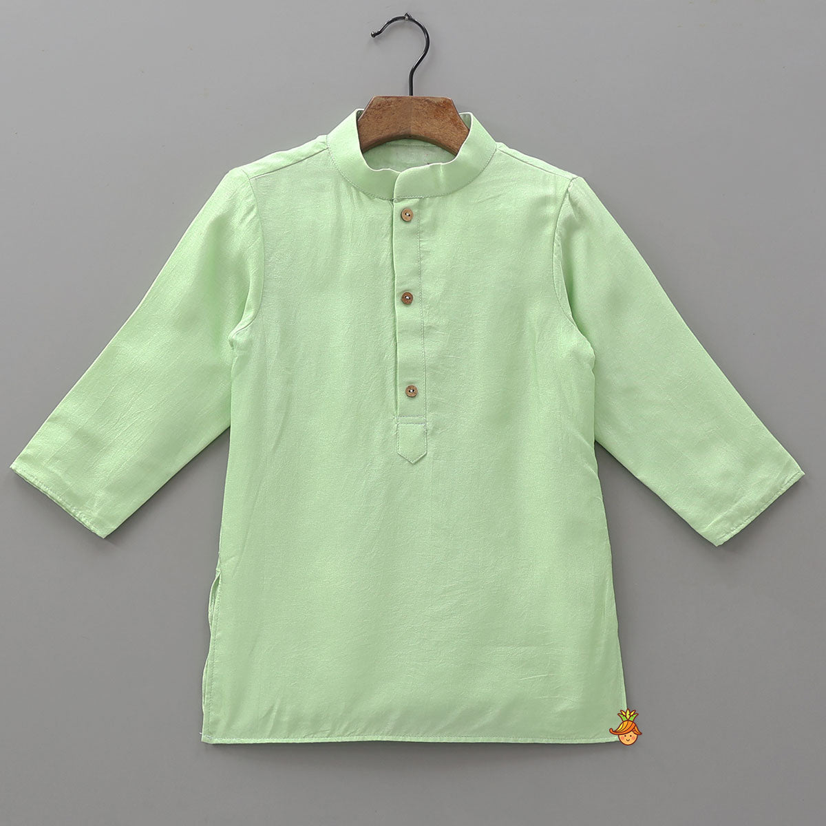 Ethnic Silk Kurta With Floral Embroidered Jacket And Pyjama