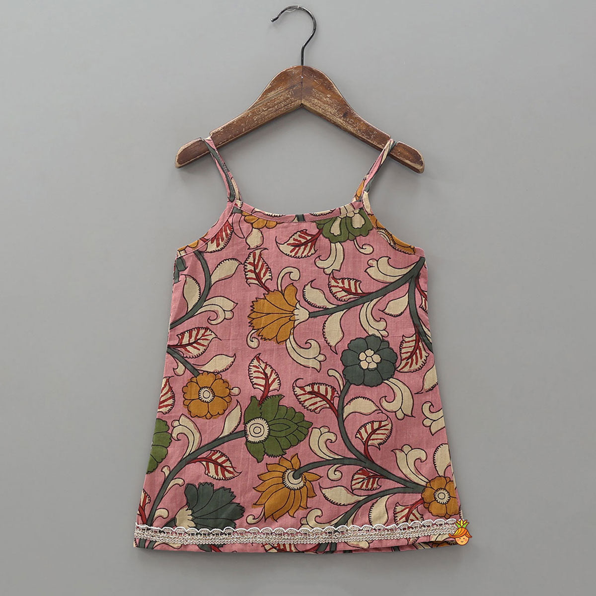 Kalamkari Printed Kurti With Matching Sharara