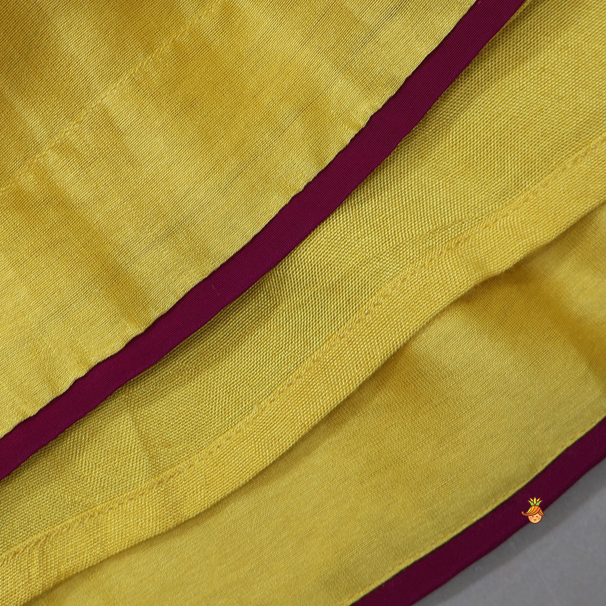 Pleated Sleeve Kurti And Pant With Matching Dupatta