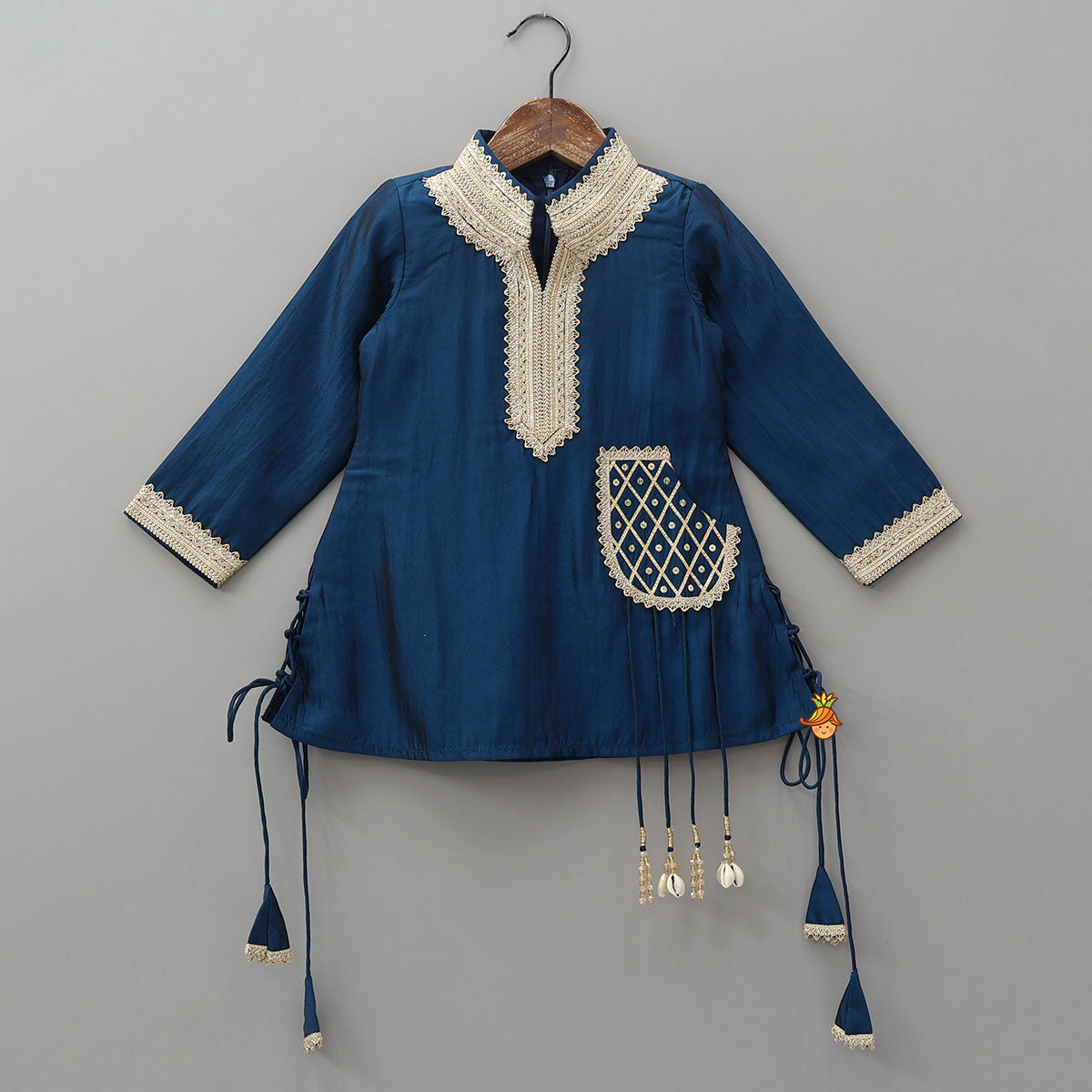 Royal Kurta With Farshi Salwar And Dupatta