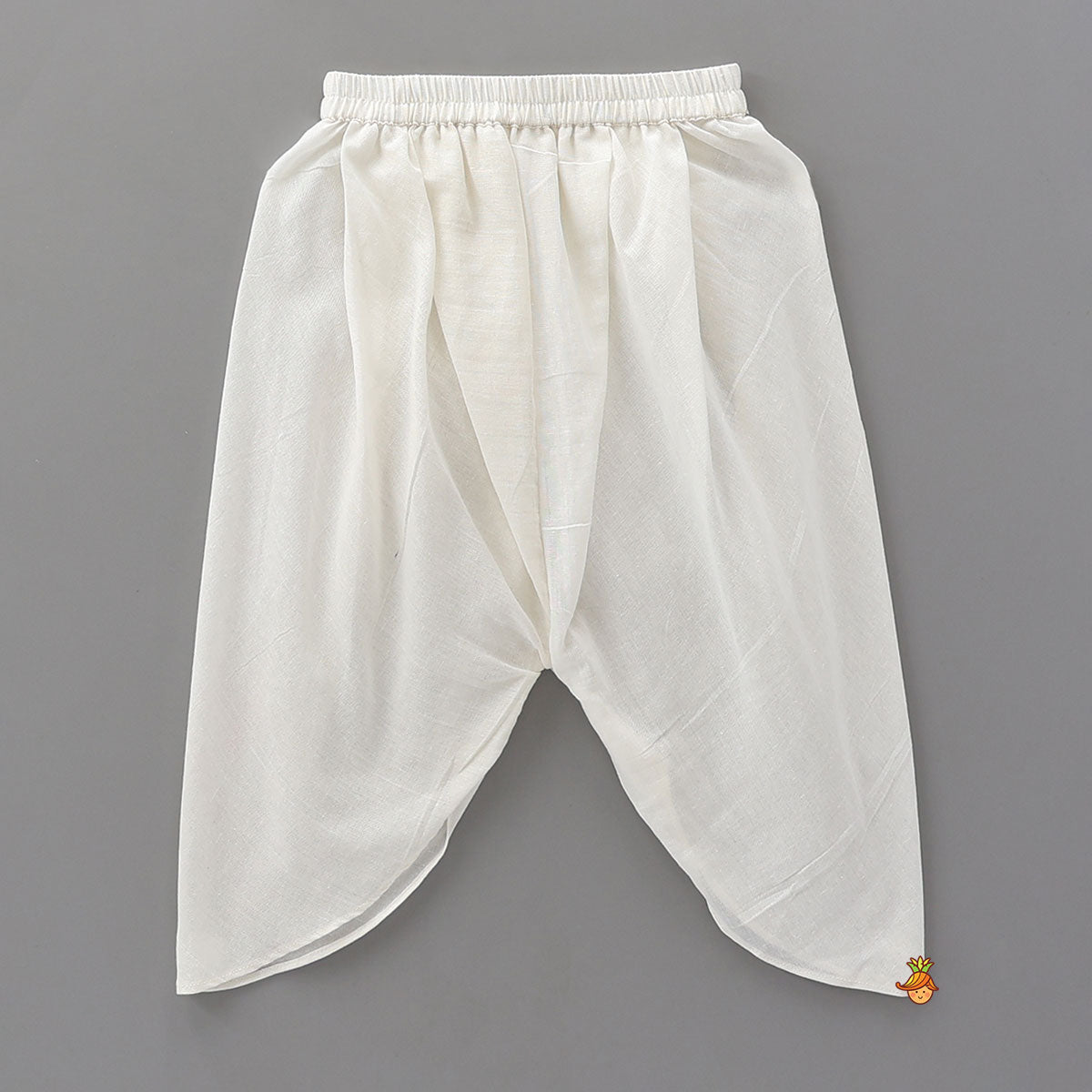 Mirror Embellished Angarkha Style Kurta With Dhoti