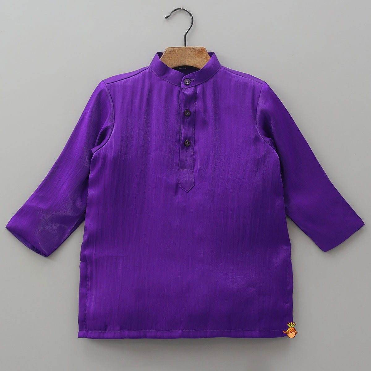 Shimmery Kurta With Leaf Print Jacket And Salwar