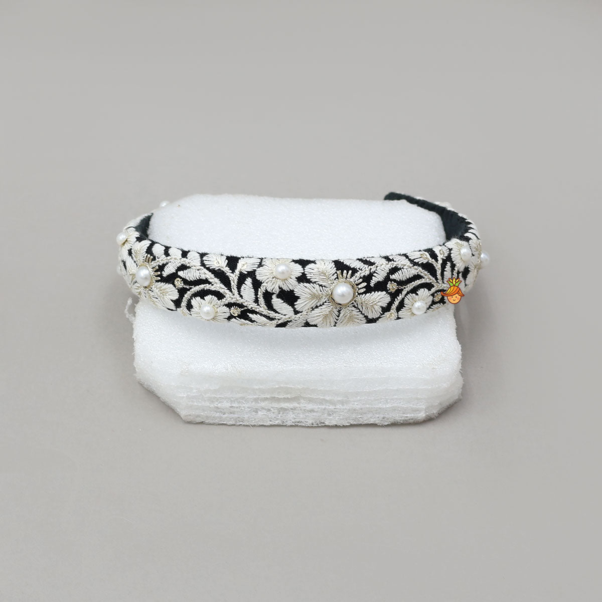 Floral Embroidered Hair Band