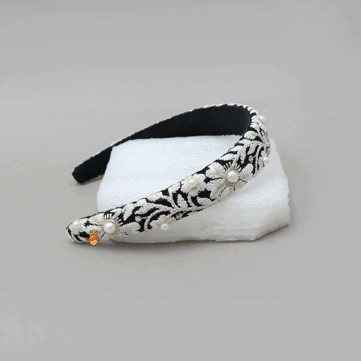Floral Embroidered Hair Band