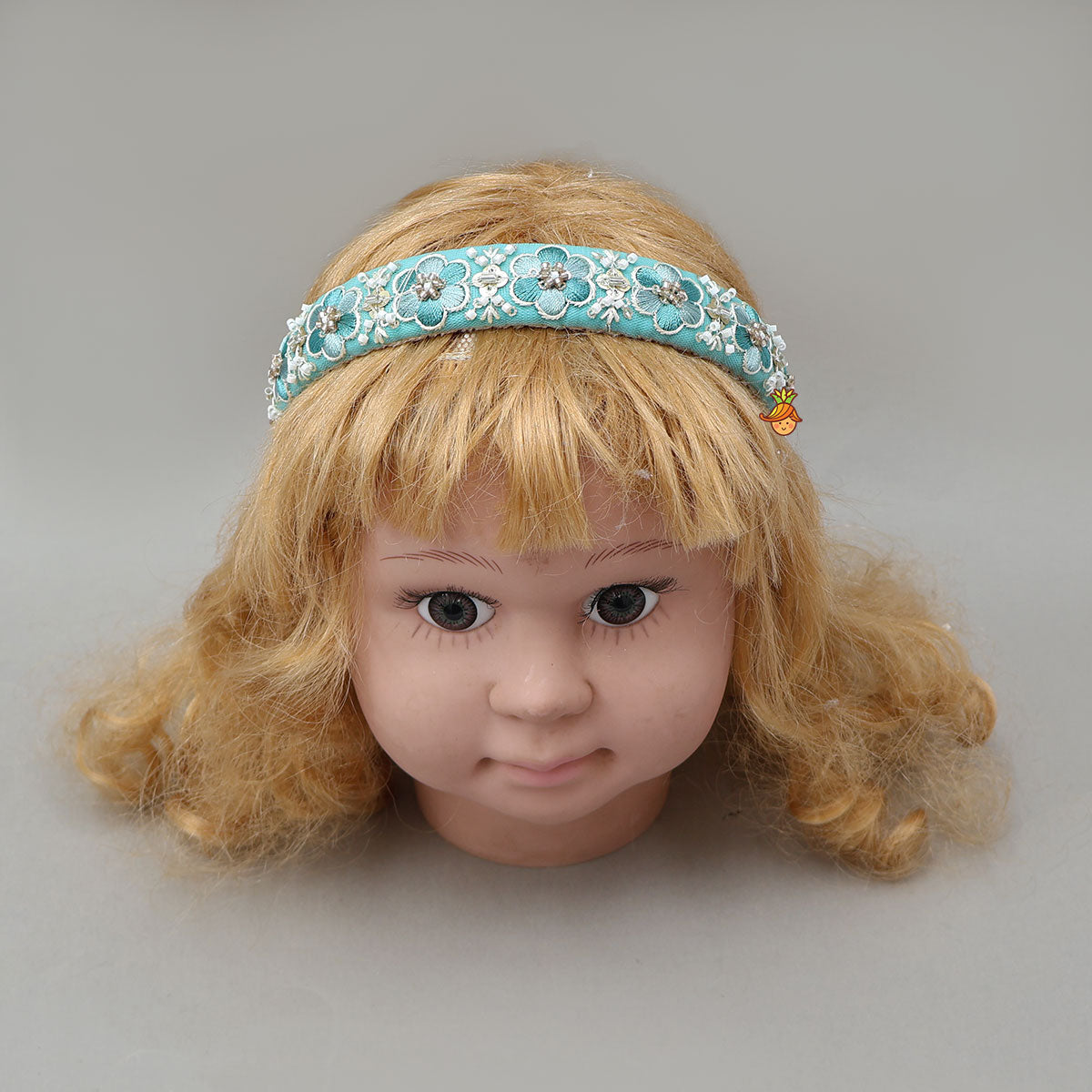 Floral Embroidered Sequin Hair Band