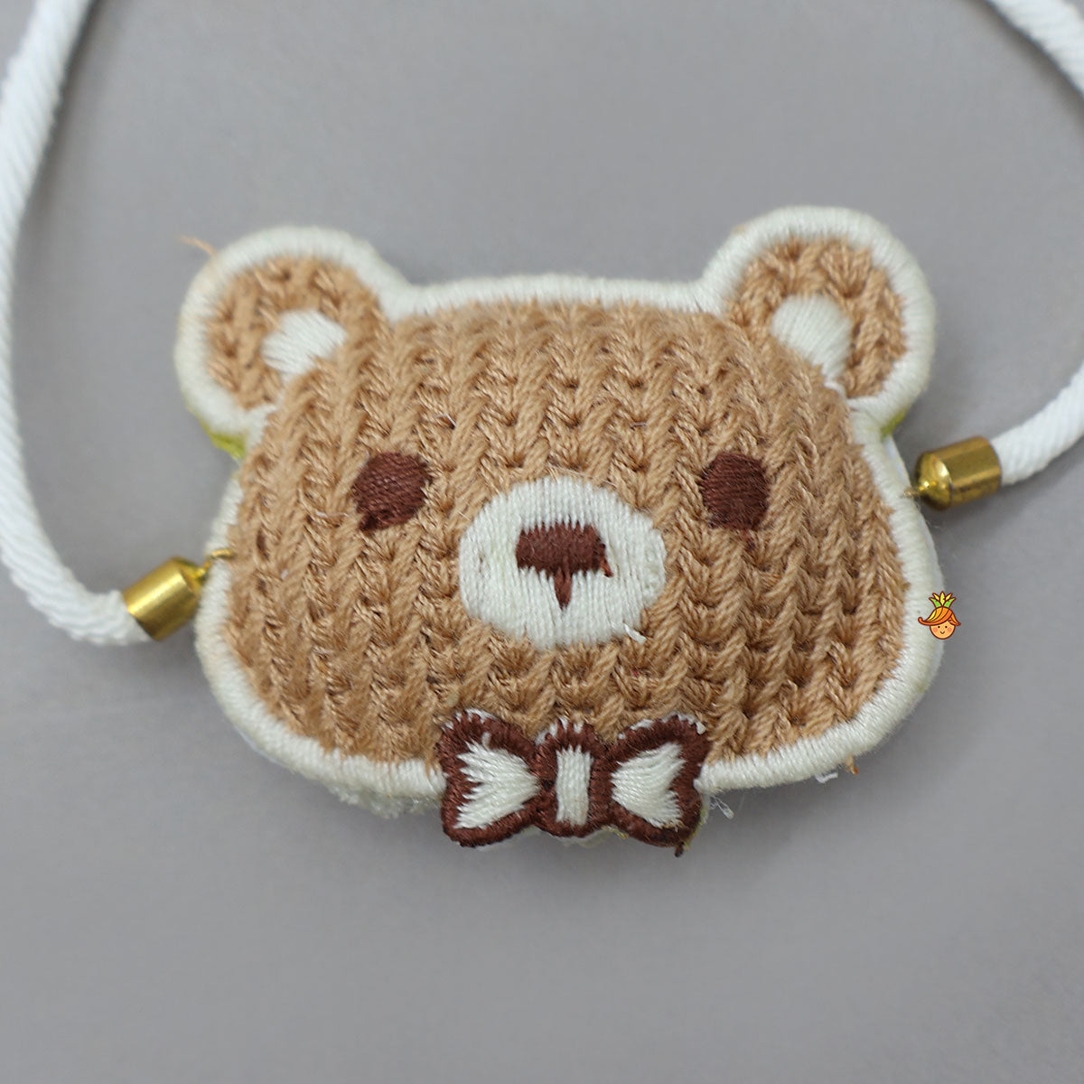 Adjustable String Crocheted Charm Rakhi