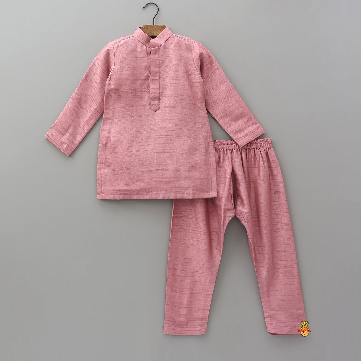 Ethnic Kurta With Beautiful Floral Printed Jacket And Pyjama