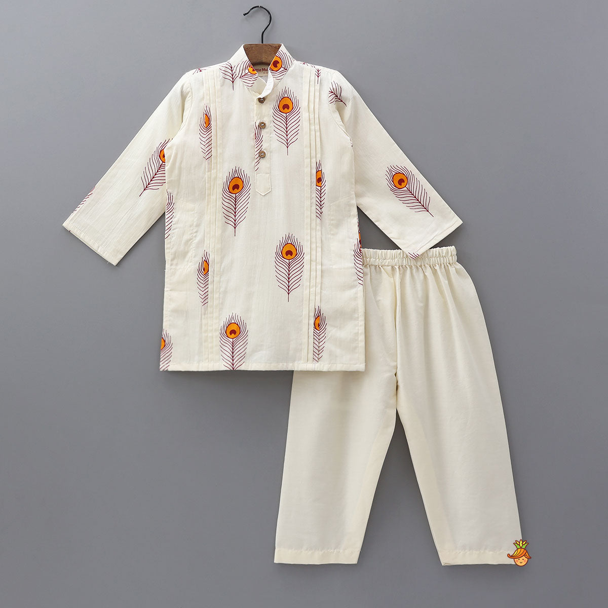 Mor Pankh Printed Kurta And Pyjama