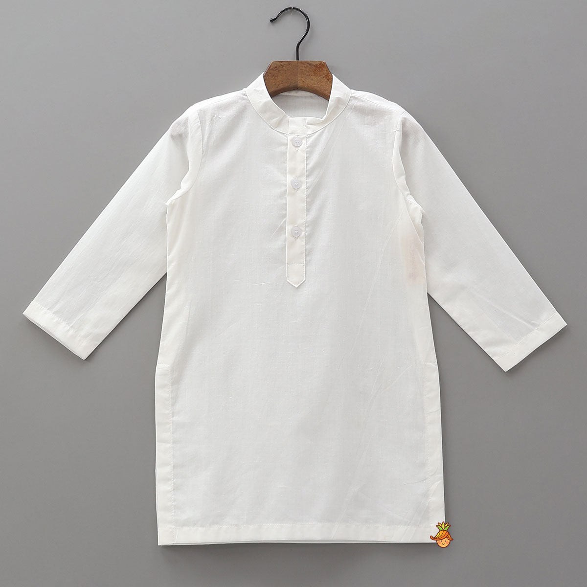 Kurta With Zari Work Jacket And Pyjama