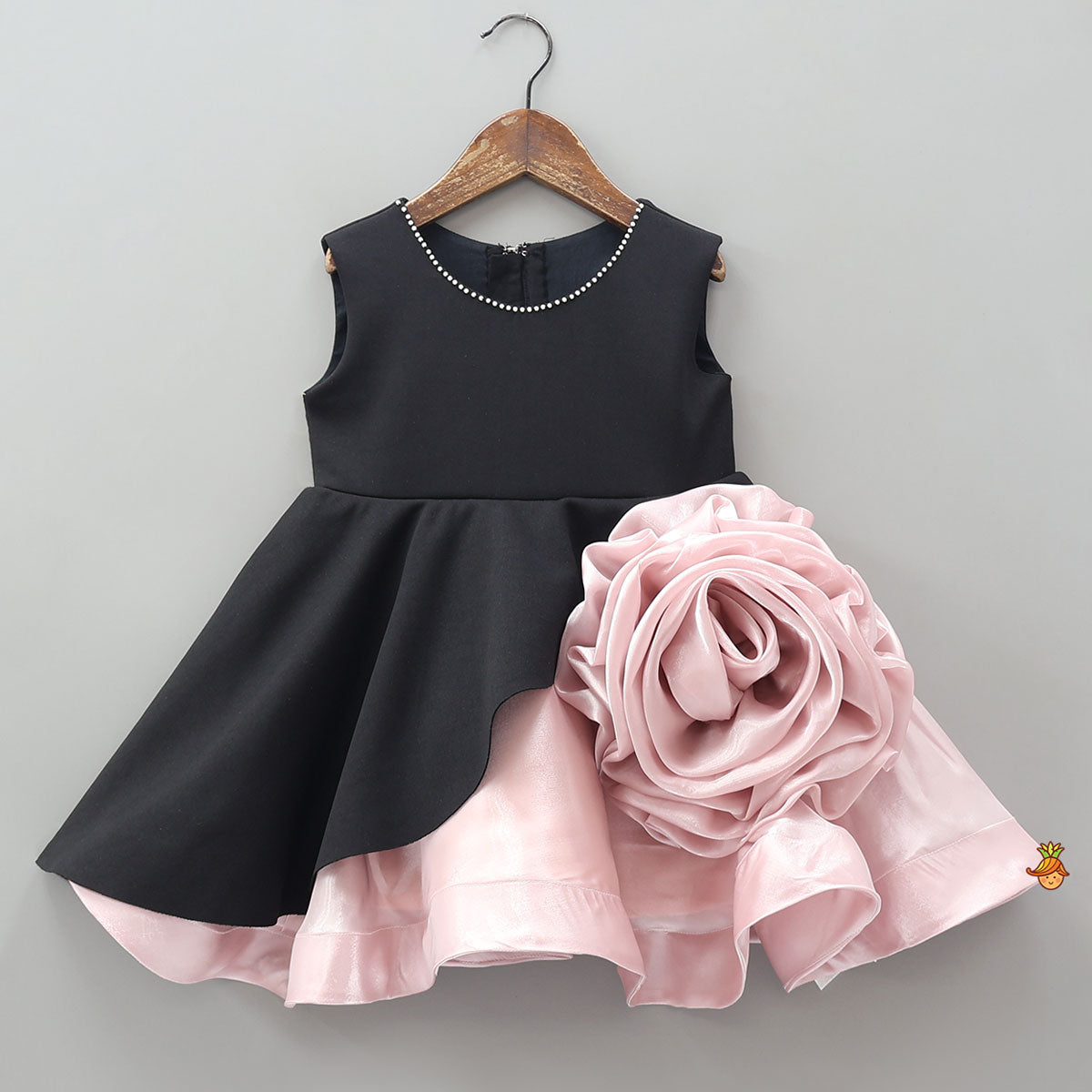 Dual Tone Floral Dress