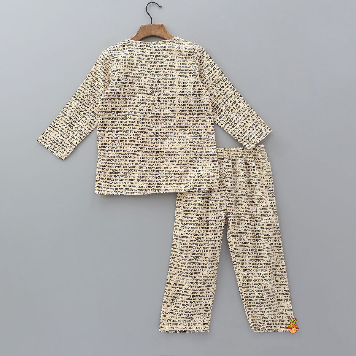 Ethnic Script Print Sleepwear