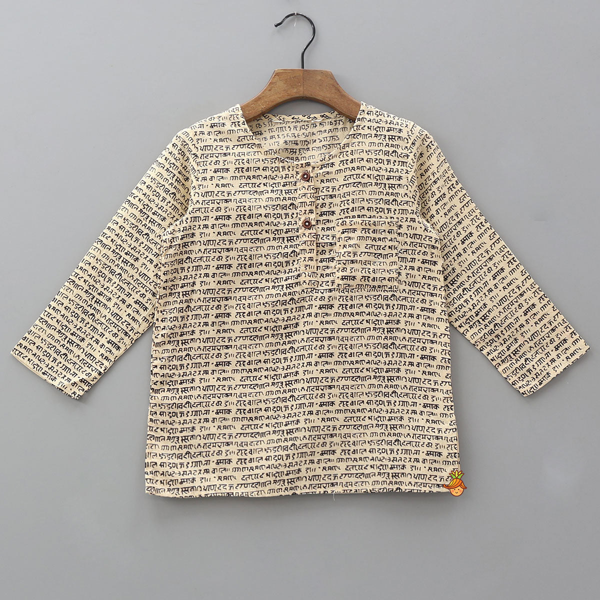 Ethnic Script Print Sleepwear