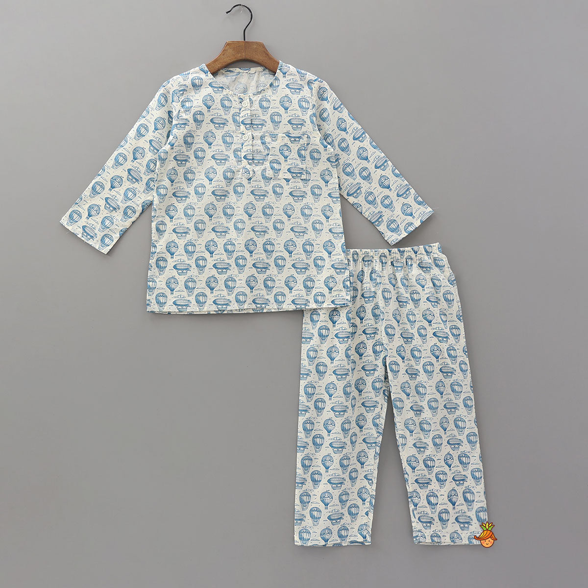 Hot Air Balloon Print Sleepwear