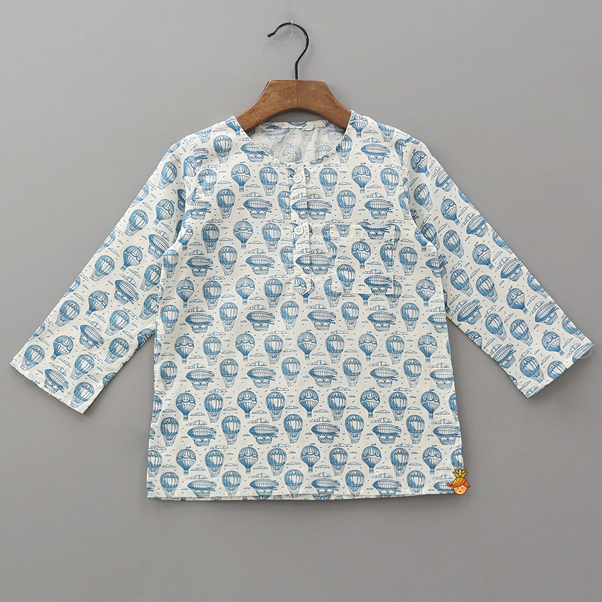 Hot Air Balloon Print Sleepwear
